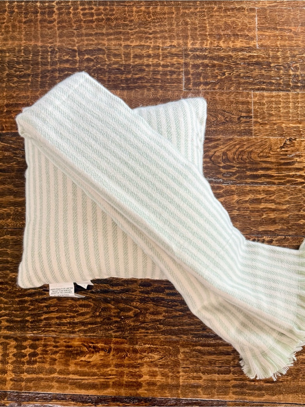 🆕DKNY Throw Blanket & Decorative Pillow Set–From New Comforter Set (NWOT)